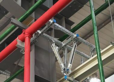 麻章该抗震支架的整体式支吊架结构协调性好